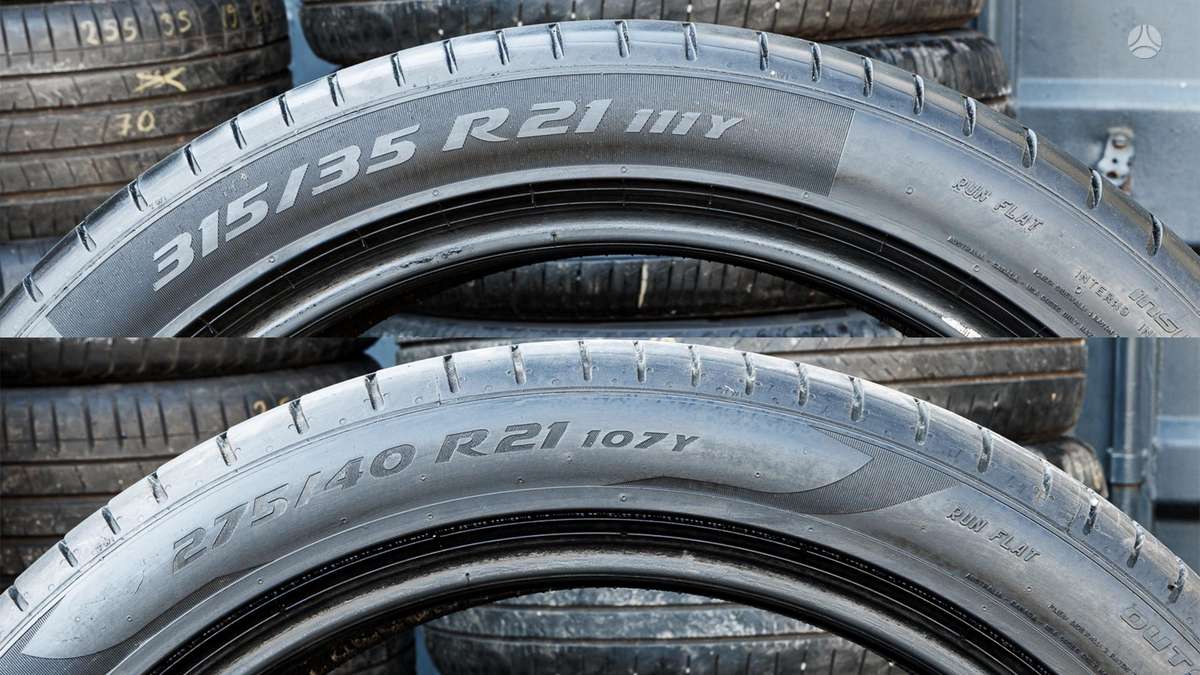 Pirelli Runflat P Zero 4 (BMW), vasarinės 315/35 R21