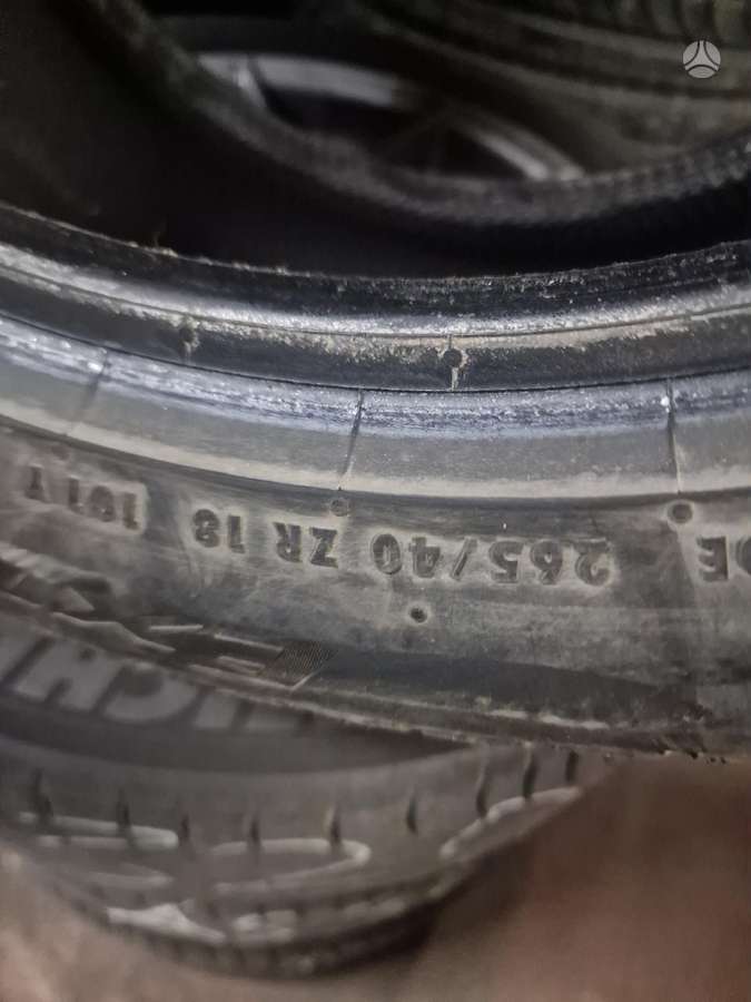 Continental, vasarinės 265/40 R18