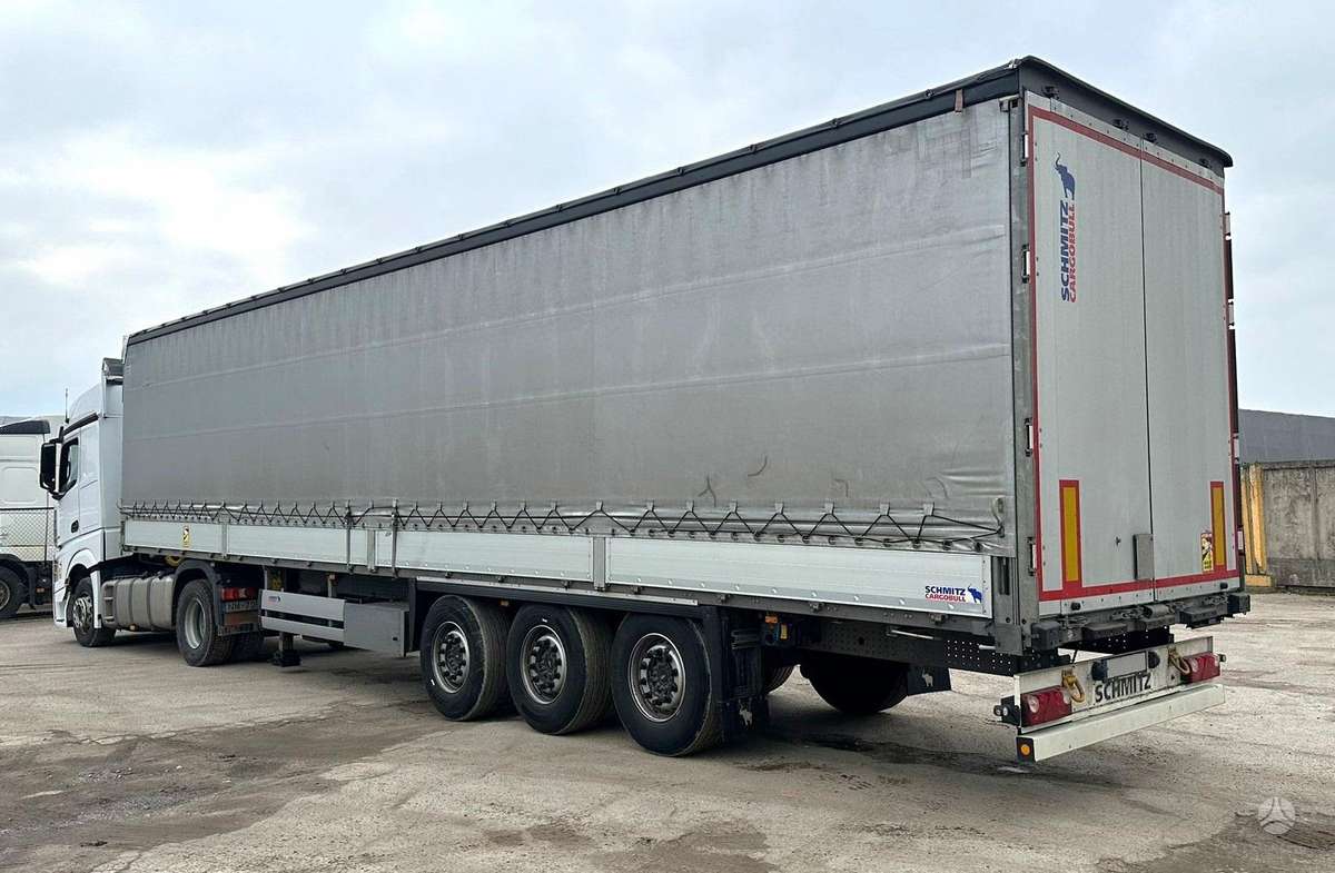 Schmitz SCS24, curtainsider with dropside