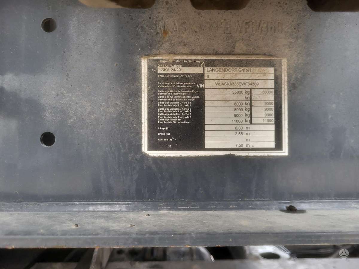 Langendorf SKA 24/29, самосвалы