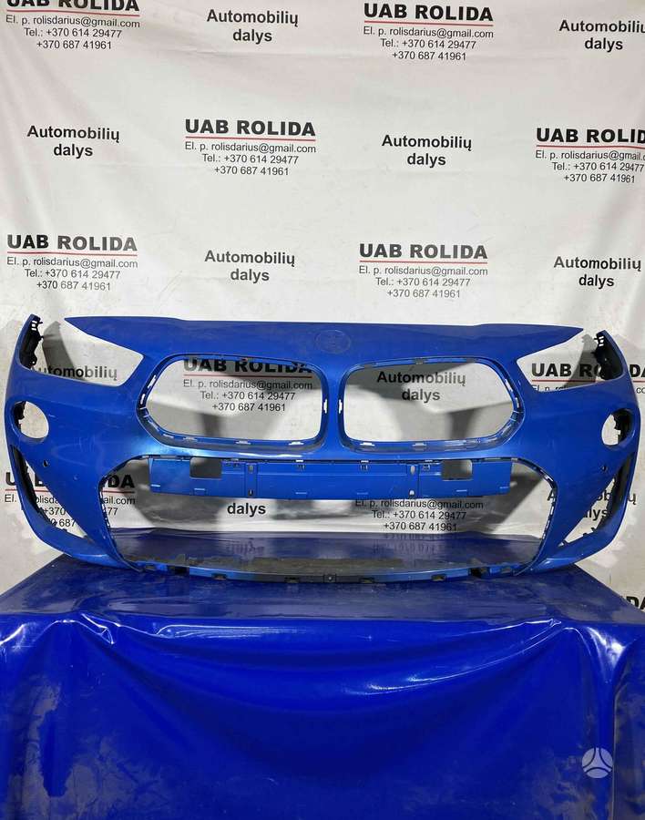 BMW X2 bumpers, lights
