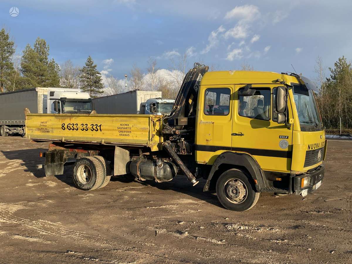 Mercedes-Benz 817, dumpers with crane