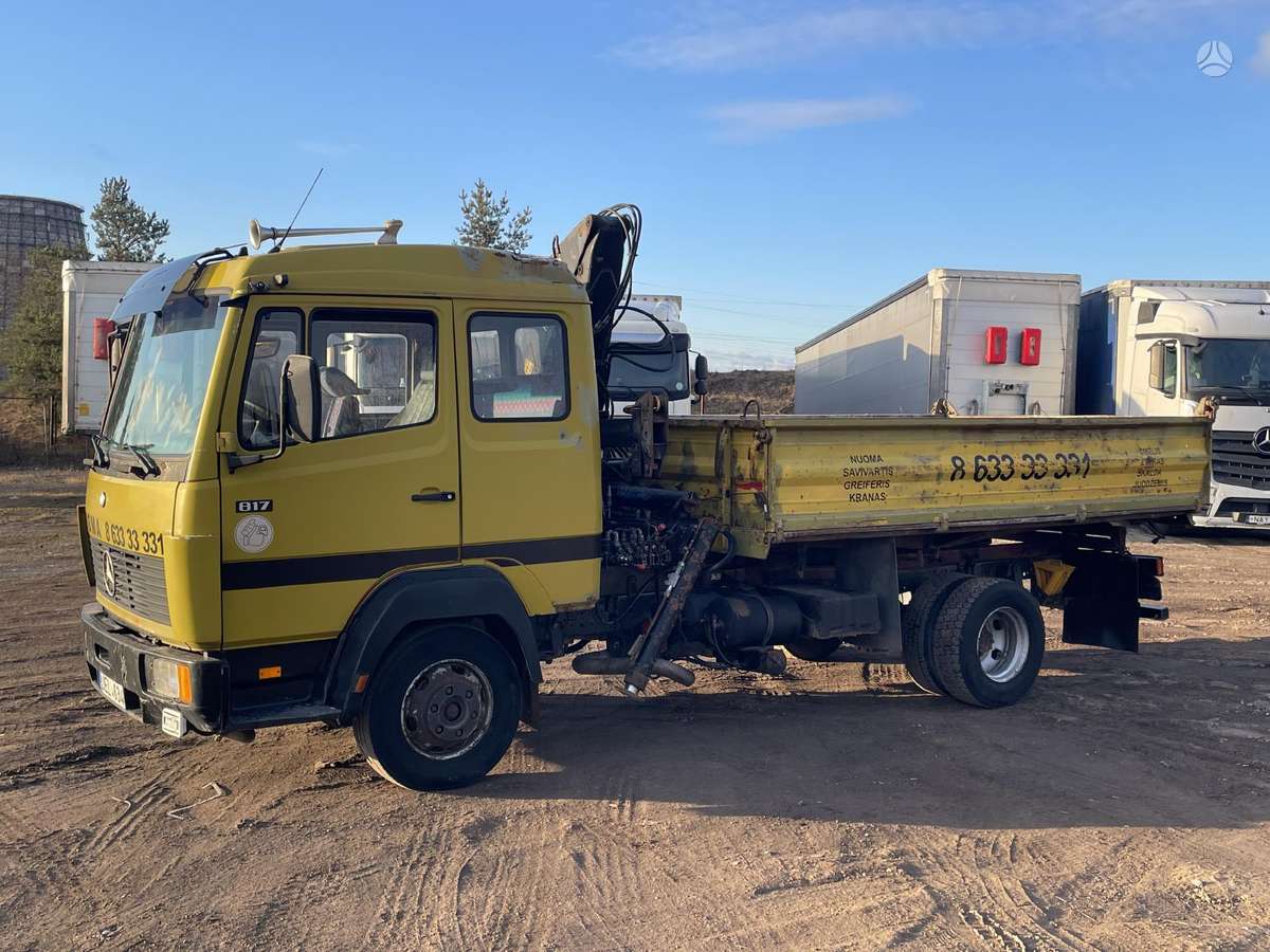 Mercedes-Benz 817, dumpers with crane