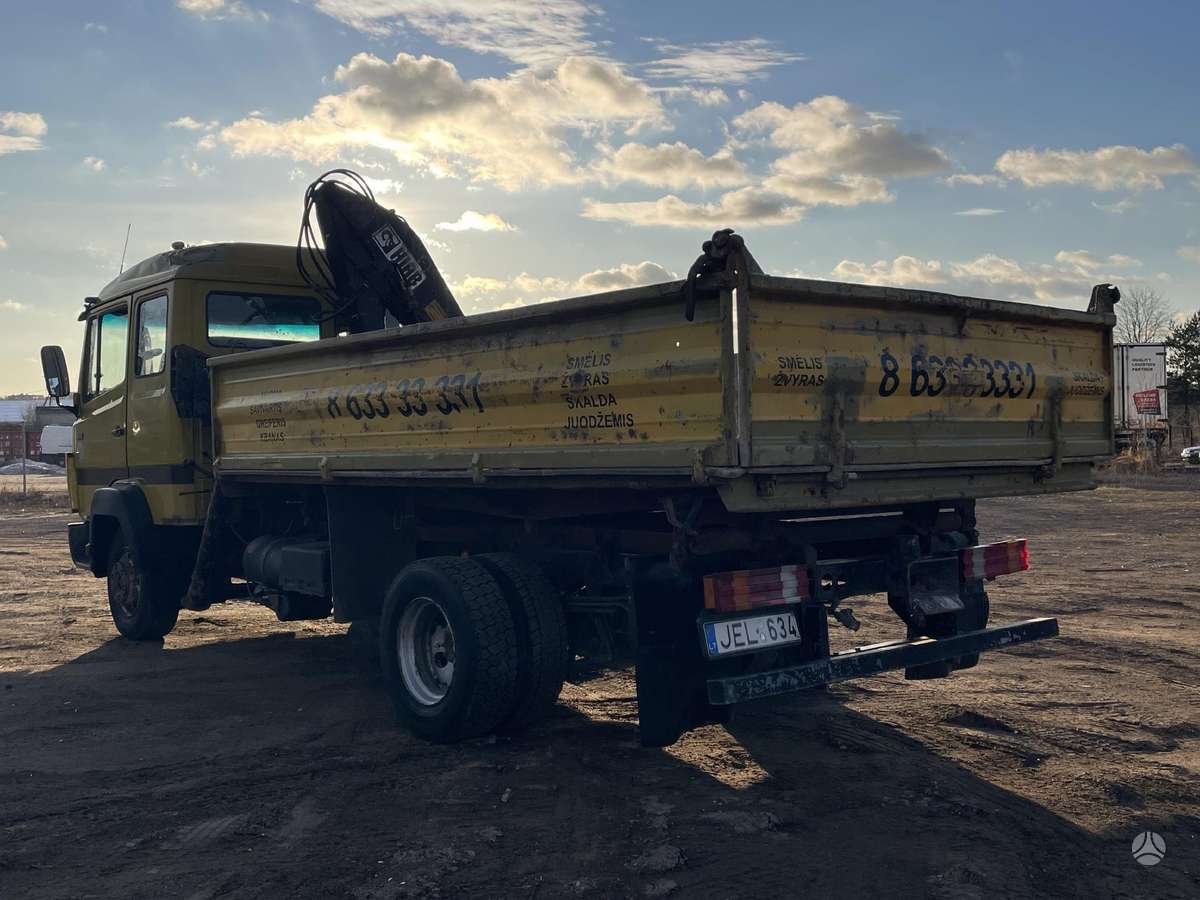 Mercedes-Benz 817, самосвалы с краном