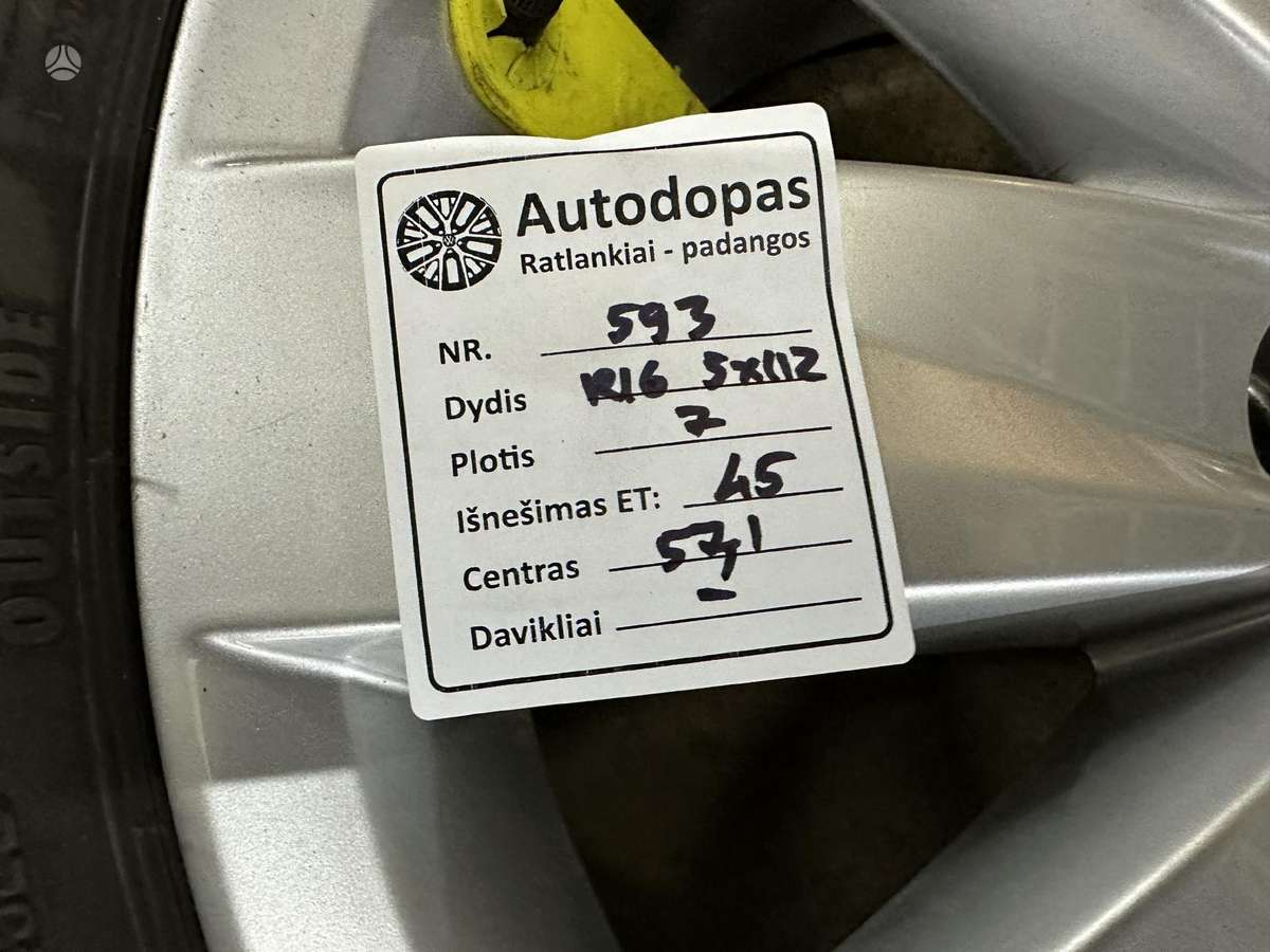 Volkswagen, light alloy, R16
