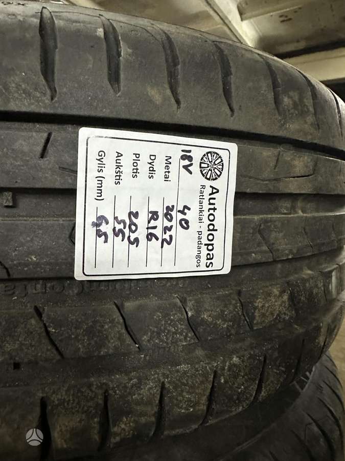 Continental, vasarinės 205/55 R16