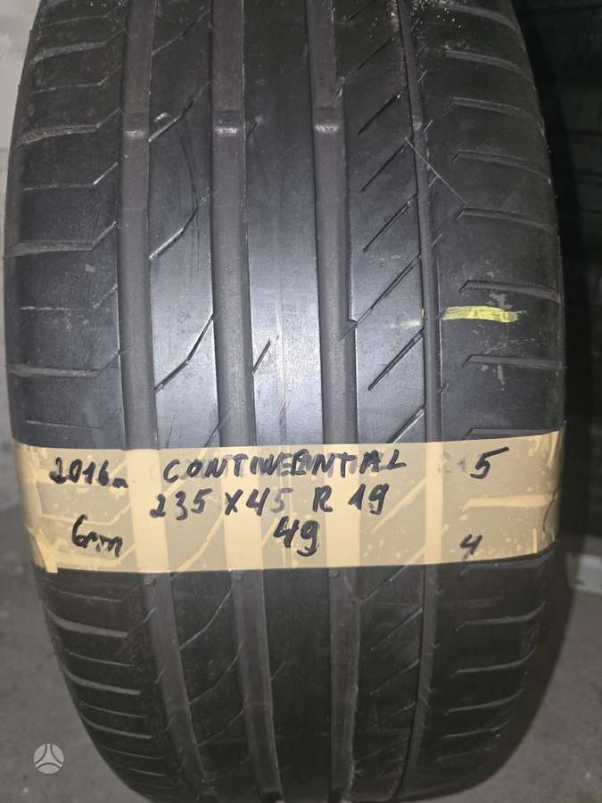 Continental, летние 235/45 R19