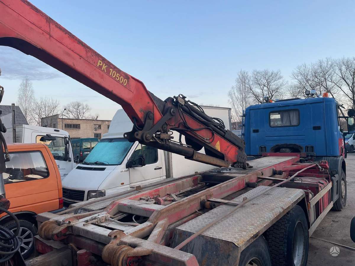 Scania P124, dumpers with crane