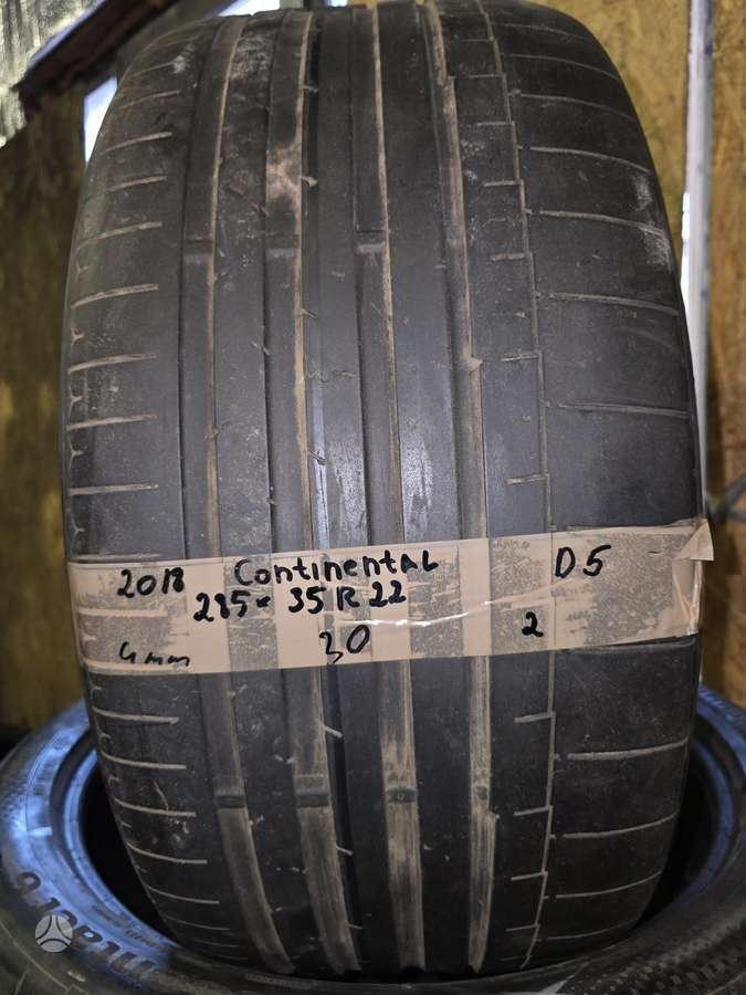 Continental, vasarinės 285/35 R22