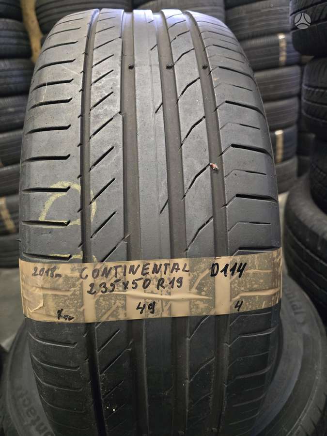 Continental, summer 235/50 R19