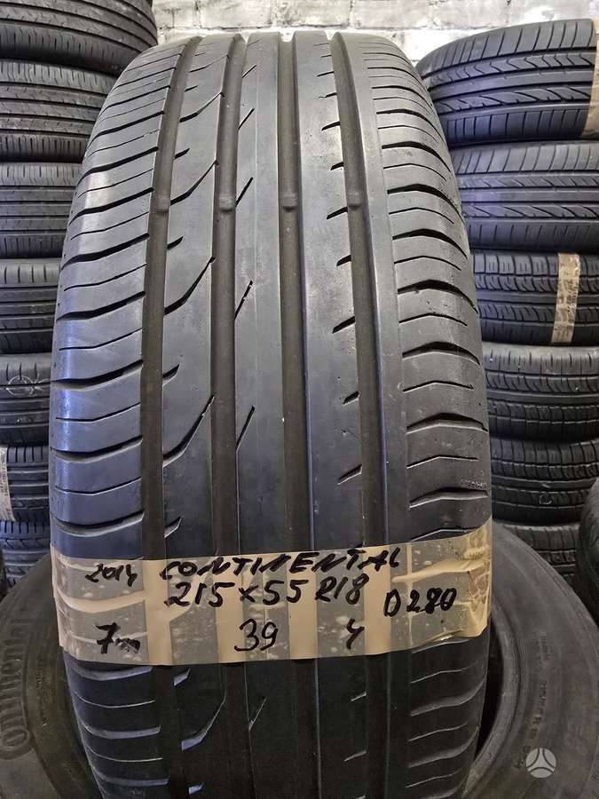 Continental, летние 215/55 R18