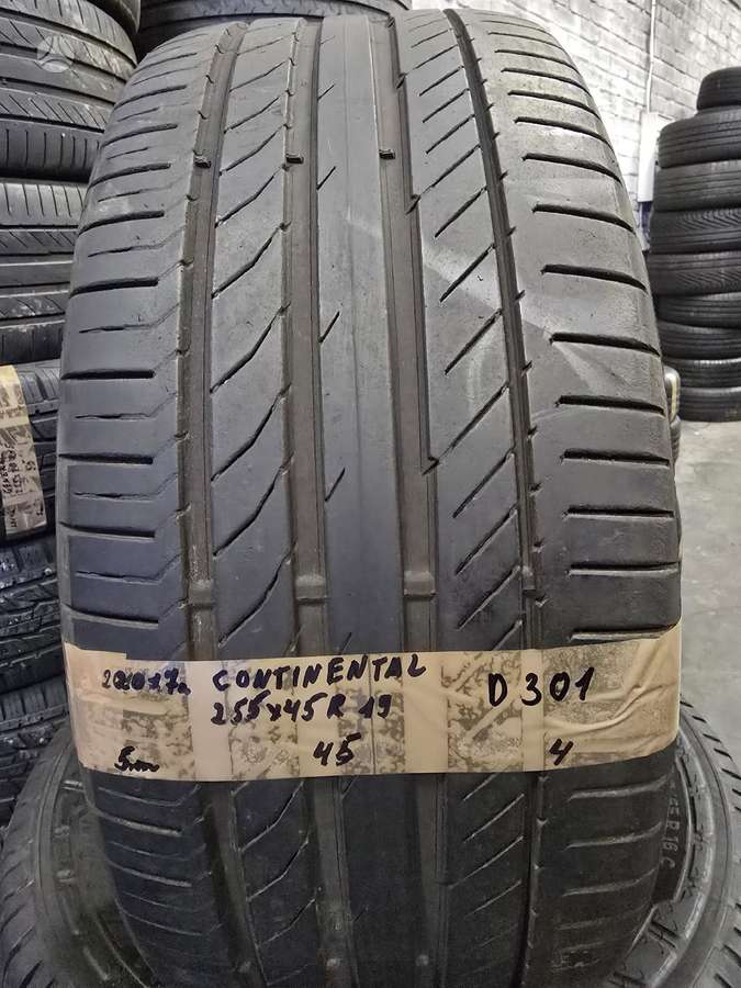 Continental, summer 255/45 R19