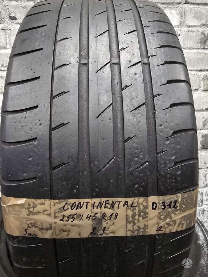 Continental, summer 255/45 R19