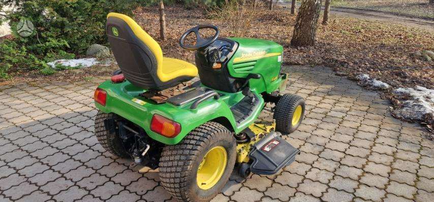 John Deere X495, газонокосилки, триммеры
