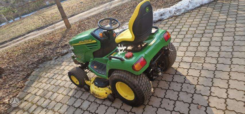 John Deere X495, газонокосилки, триммеры