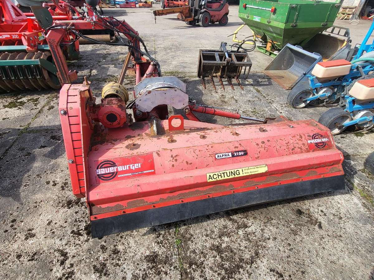 Sauerburger Alpha 2150, šienapjovės / smulkintuvai