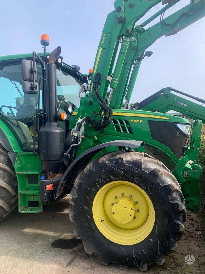 John Deere 6155R, тракторы