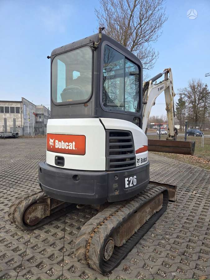Bobcat E26, mini ekskavatori