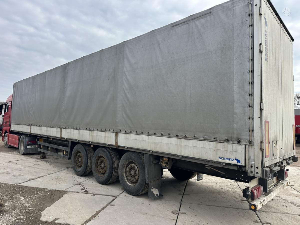 Schmitz, dropside with tarpaulin