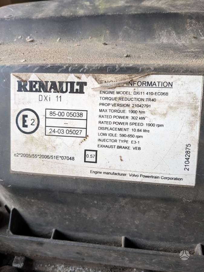 Renault Premium dxi11, sunkvežimiai