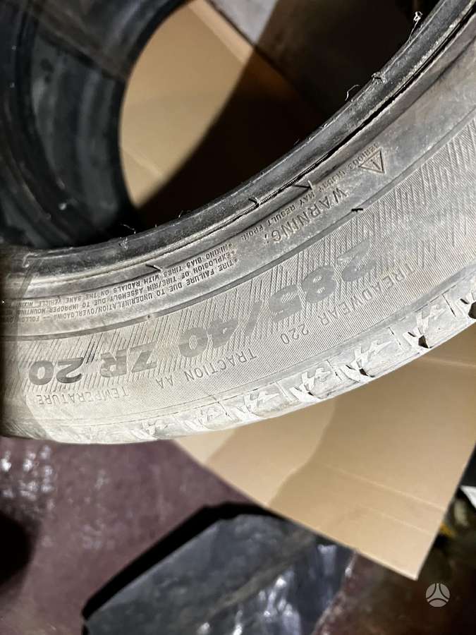Michelin, vasarinės 285/40 R20