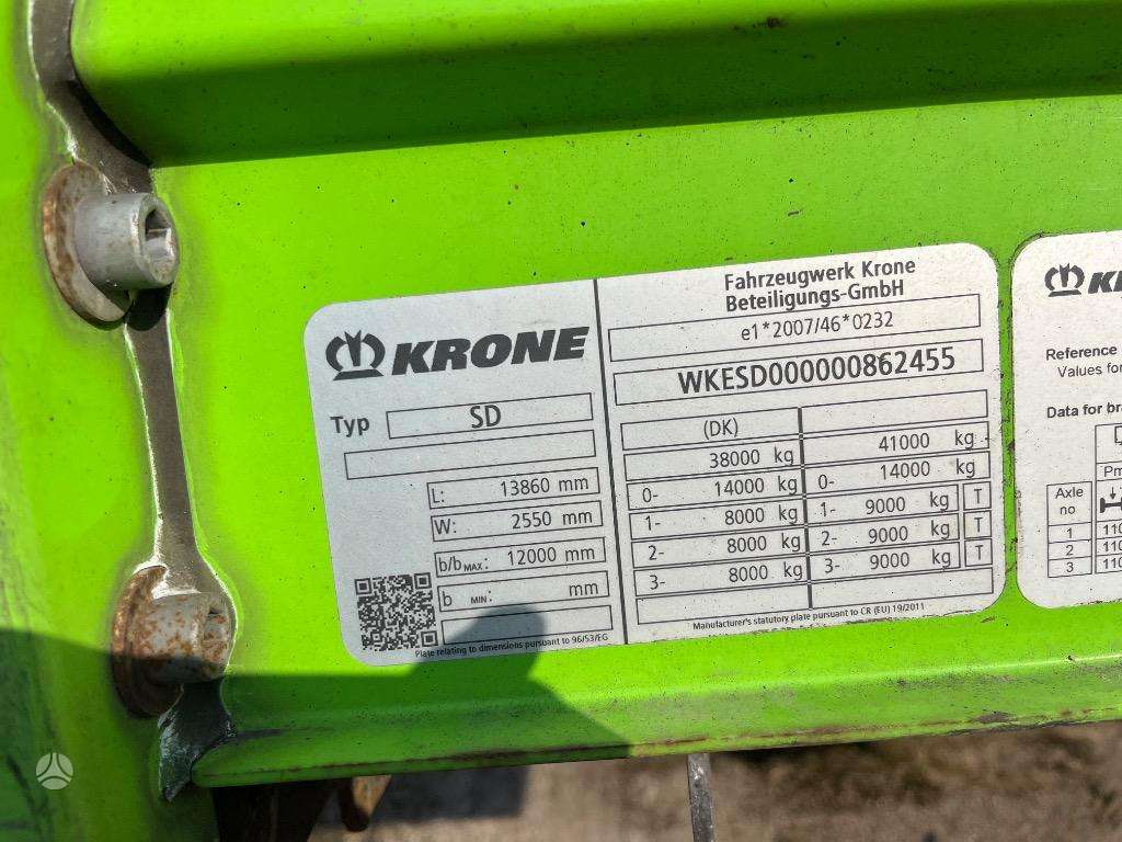 Krone Profi Liner, užuolaidinės / tentinės