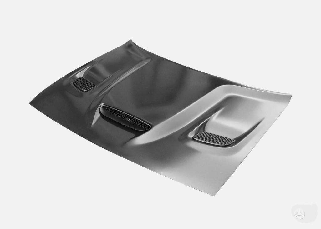 Dodge Challenger hood (front, rear)