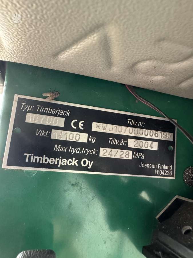 Timberjack 1070D, harvesters