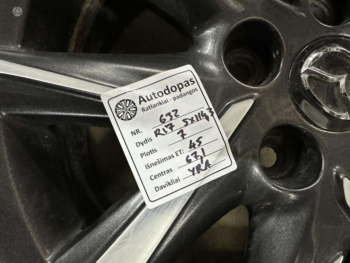 Mazda, vieglmetāla, R17