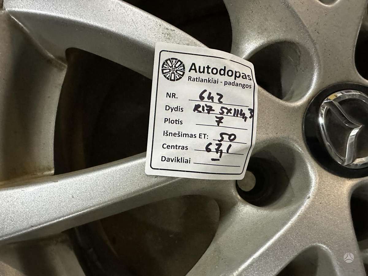Mazda, vieglmetāla, R17