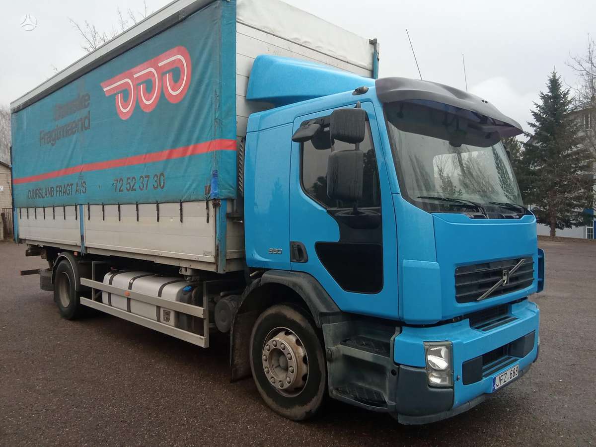 Volvo FE 280, бортовые с шторами
