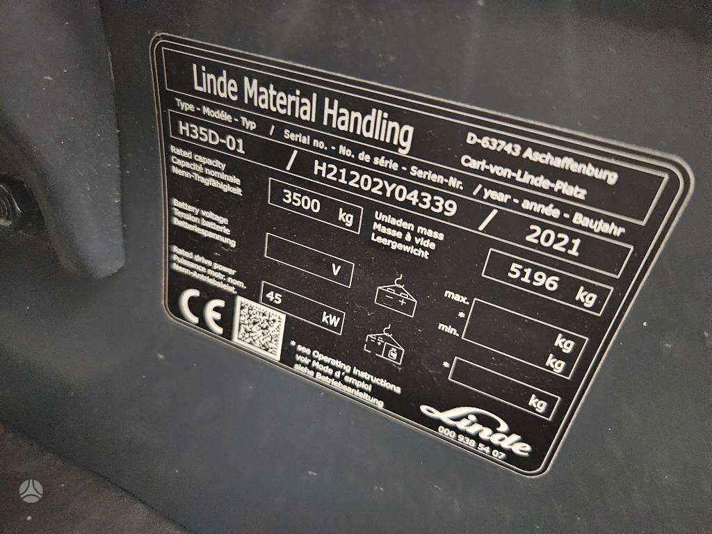 Linde H35D, вилочные погрузчики