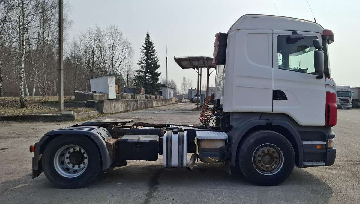 Scania R420 su Hidraulika, single sleeper