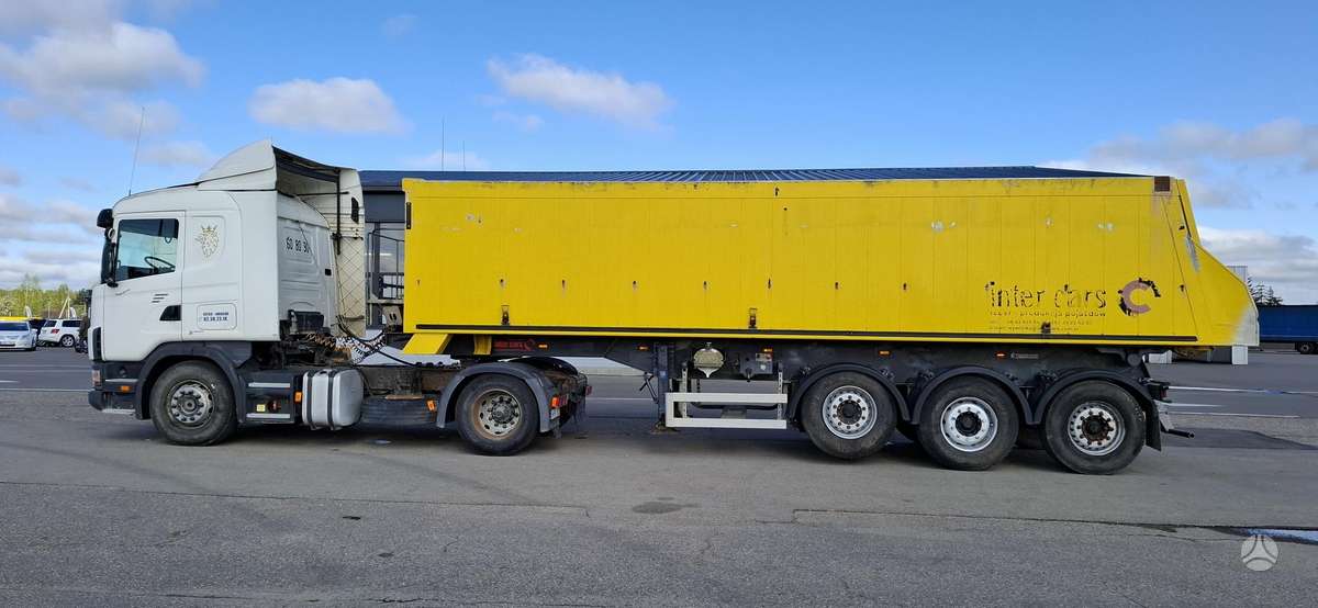 Scania R420 su Hidraulika, single sleeper