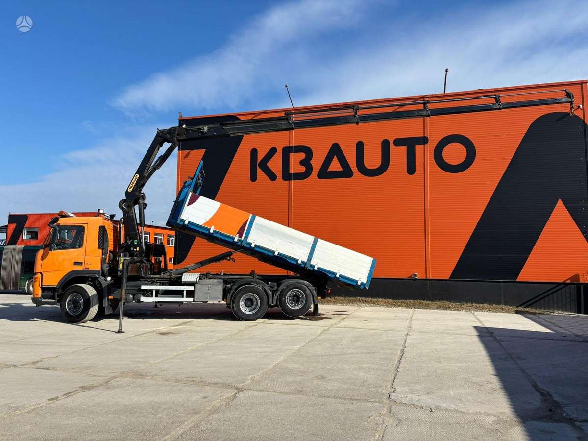 Volvo FM 410 6x2*4, с краном