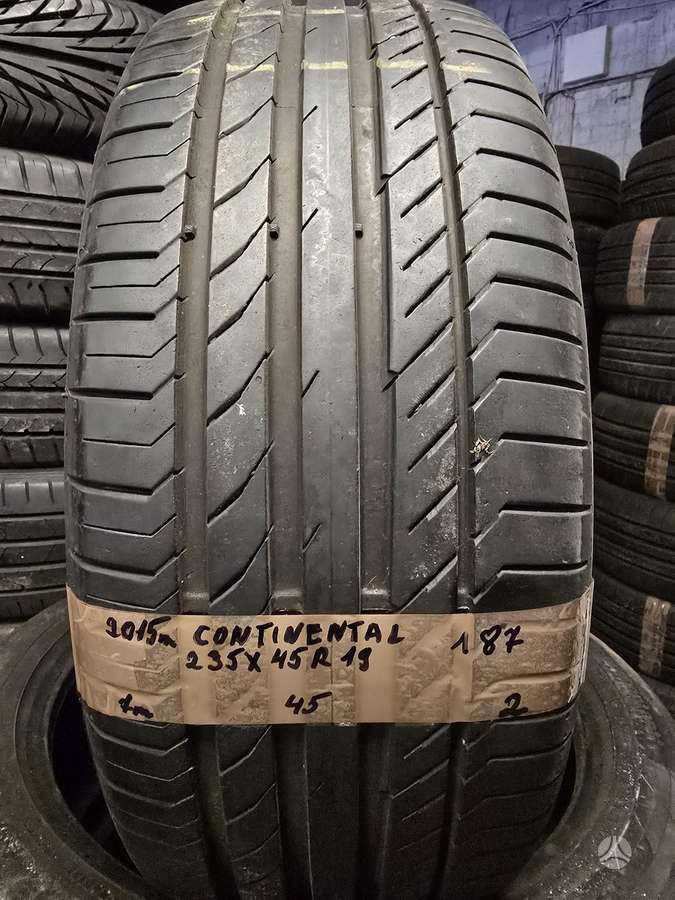 Continental, summer 235/45 R19