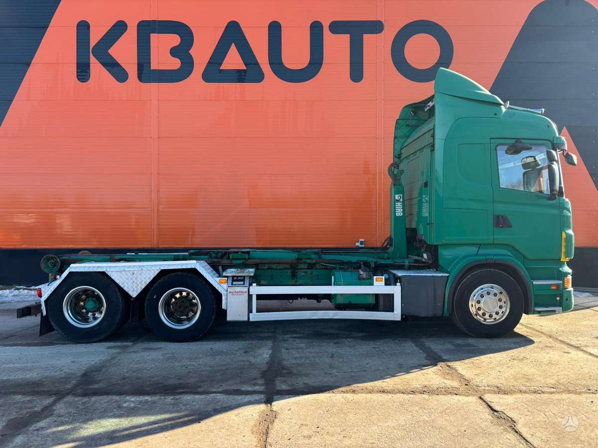 Scania R 560 6x2, hooklift trucks