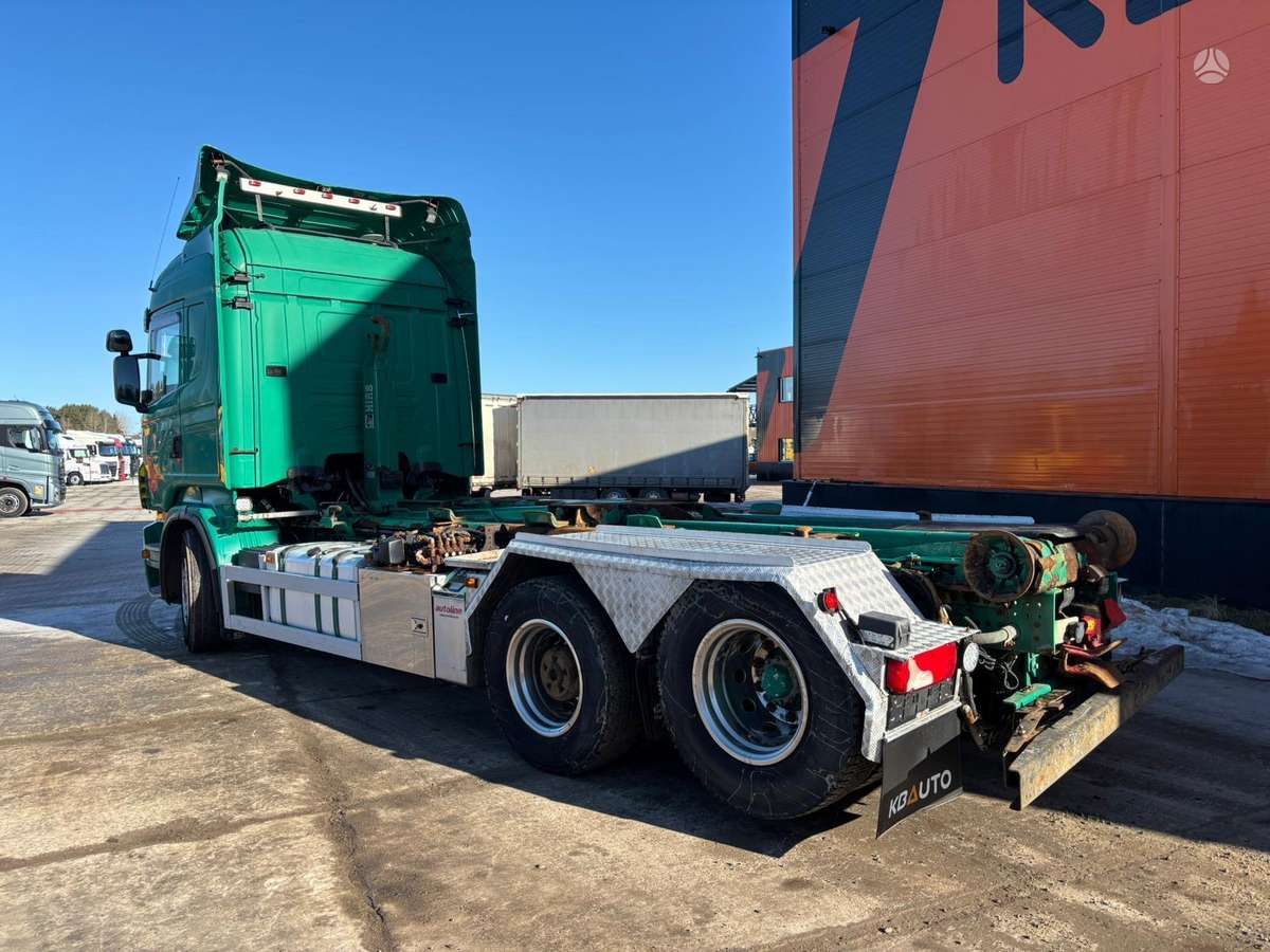 Scania R 560 6x2, самосвалы с прицепoм