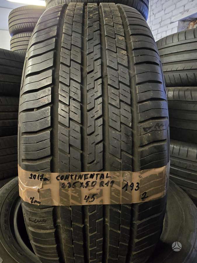 Continental, summer 235/50 R19