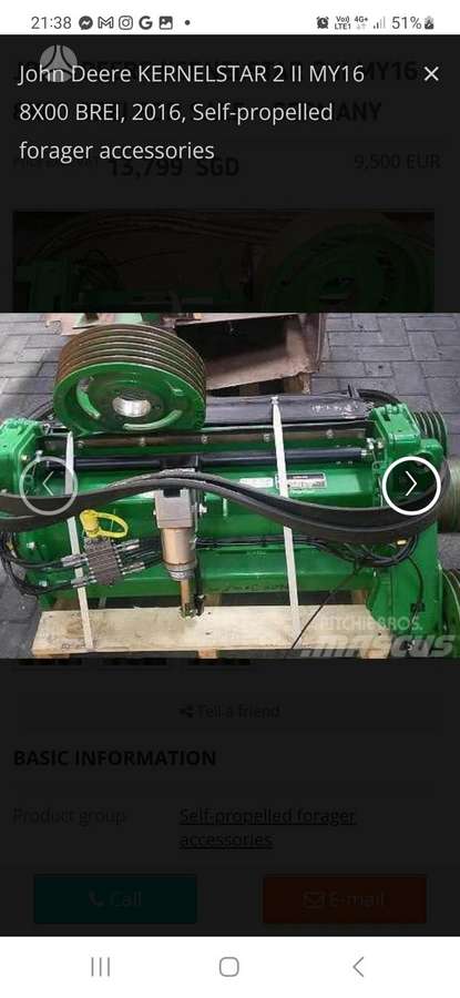 John Deere 8400, savaeigiai smulkintuvai