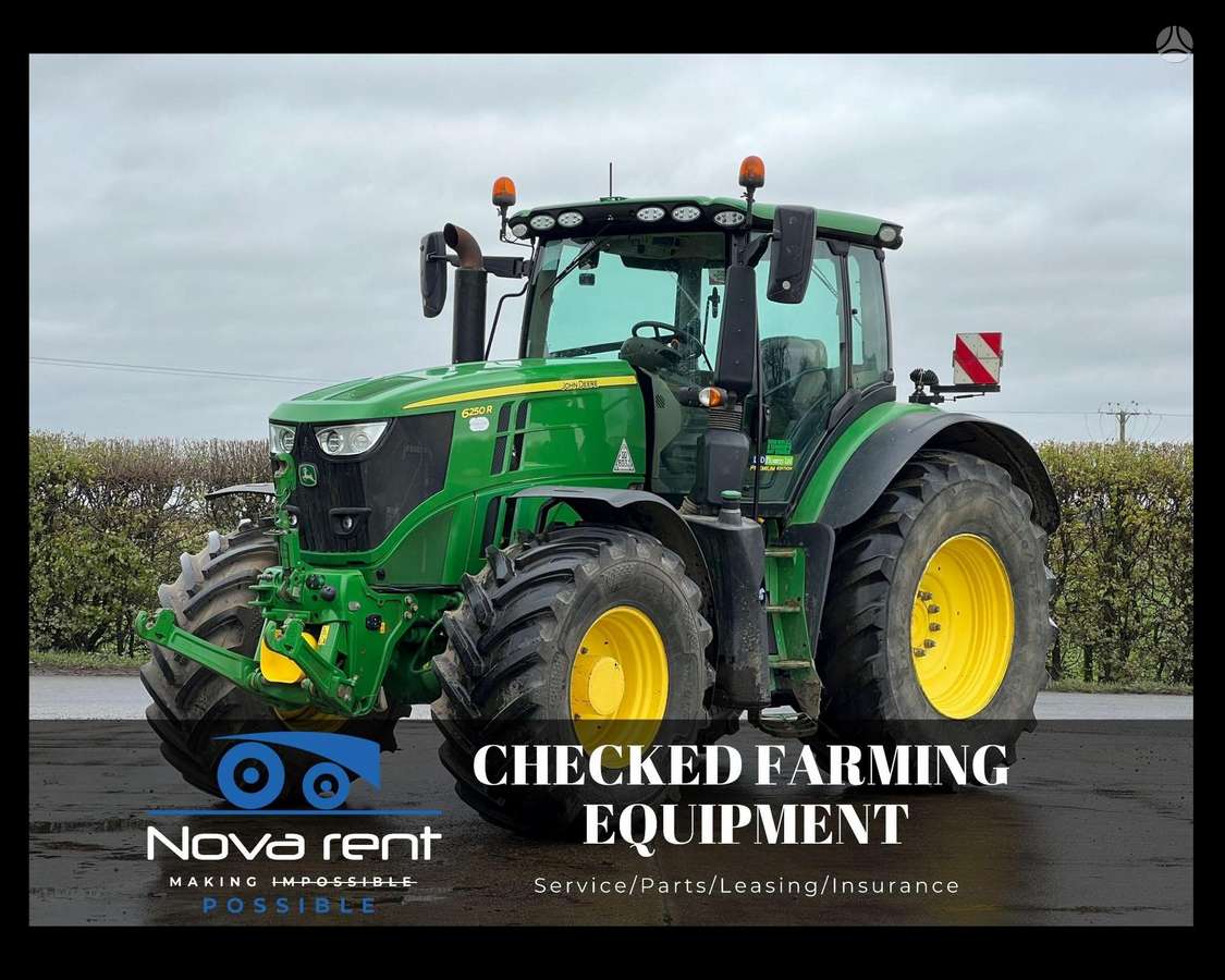 John Deere 6250R, тракторы