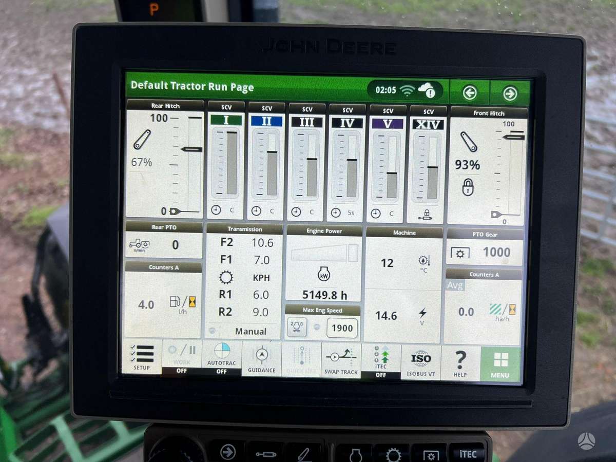 John Deere 7R310, traktoriai