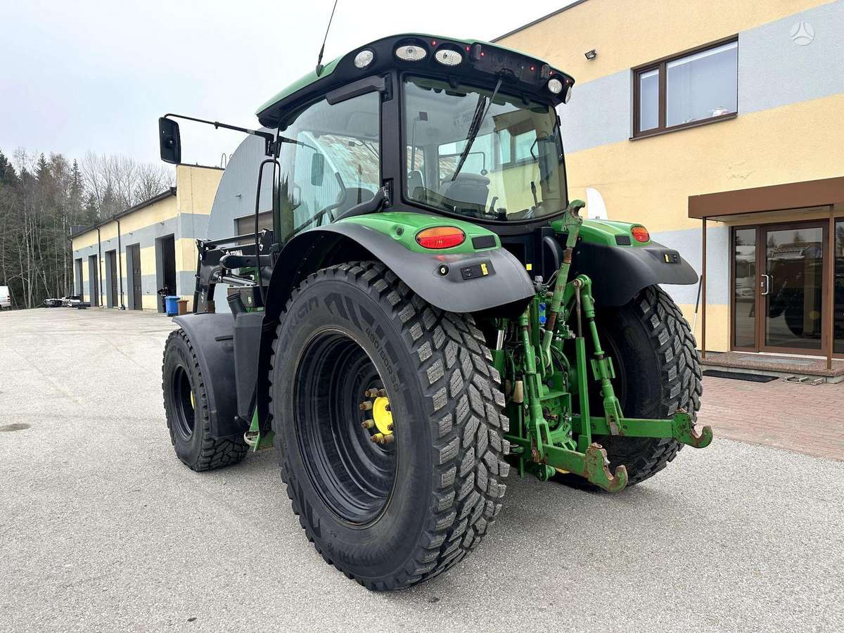 John Deere 6125R + Trima Front Loader +3., traktoriai