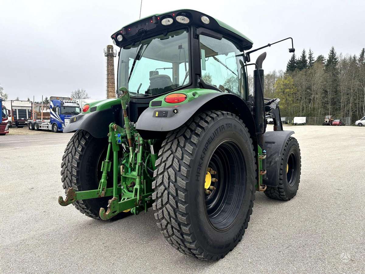John Deere 6125R + Trima Front Loader +3., traktoriai