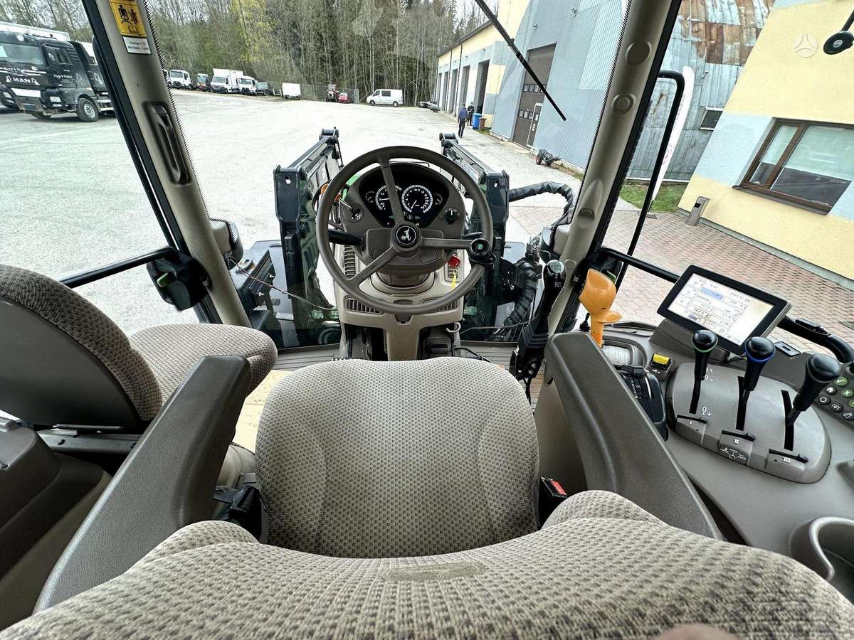John Deere 6125R + Trima Front Loader +3., traktoriai
