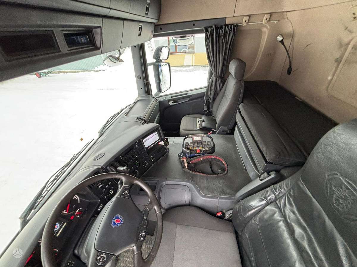 Scania P320, с краном