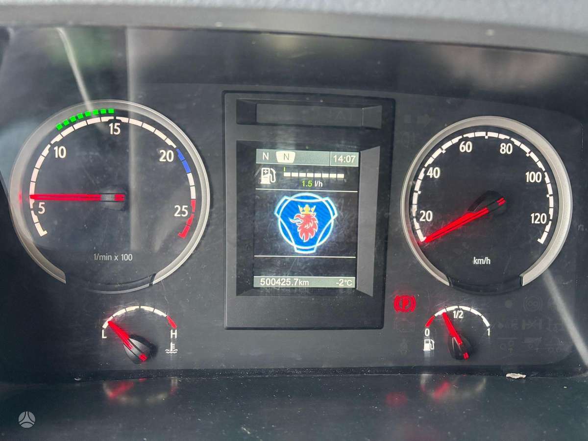 Scania P320, с краном