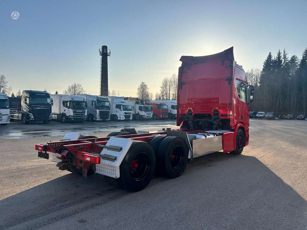Scania R650, važiuoklės