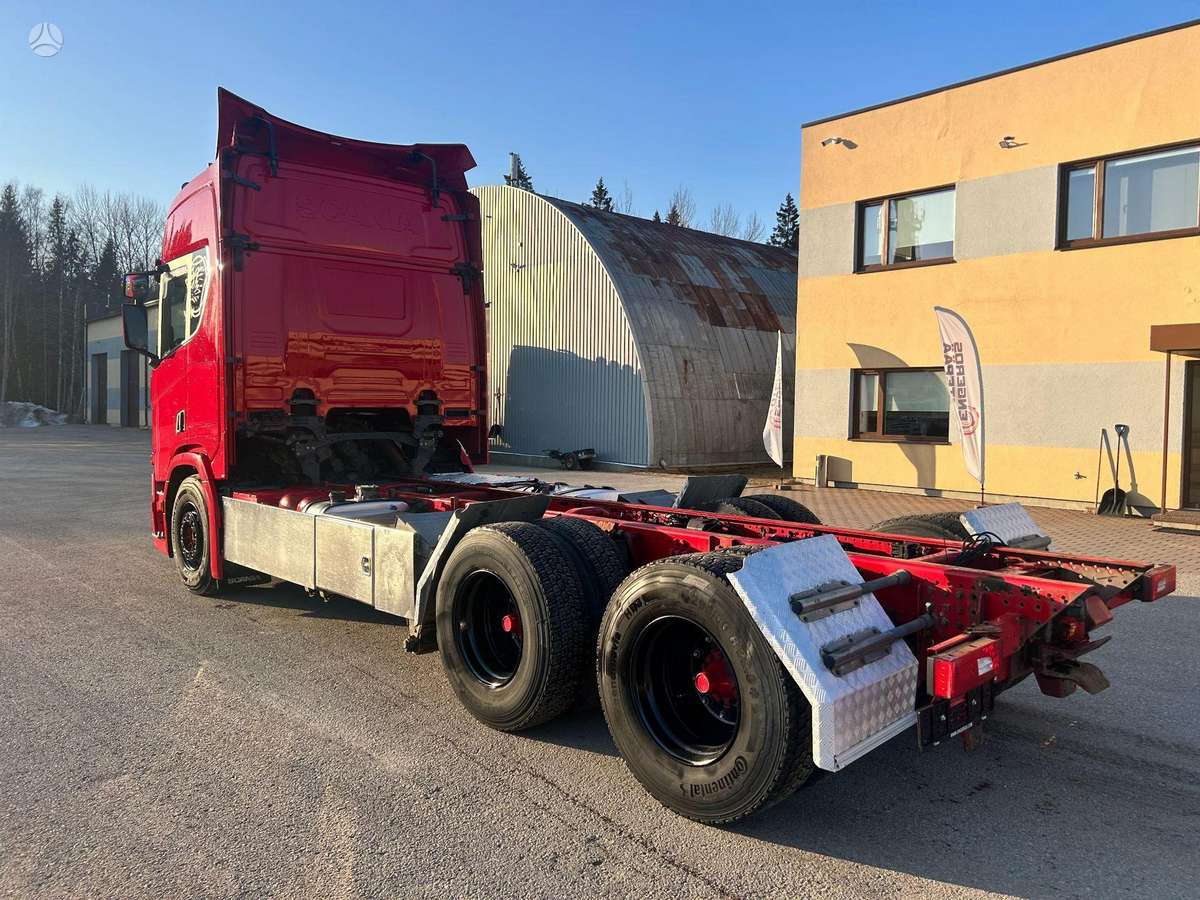 Scania R650, važiuoklės