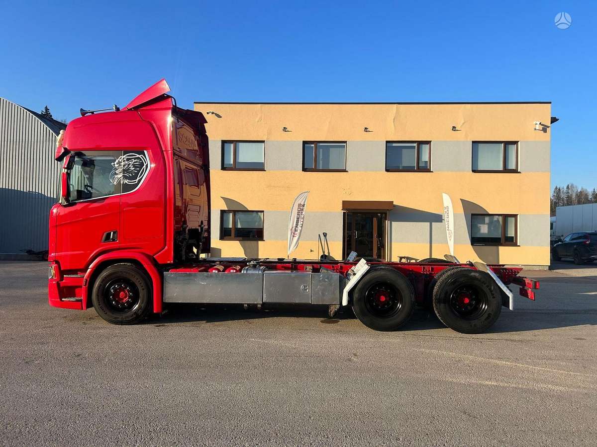 Scania R650, važiuoklės
